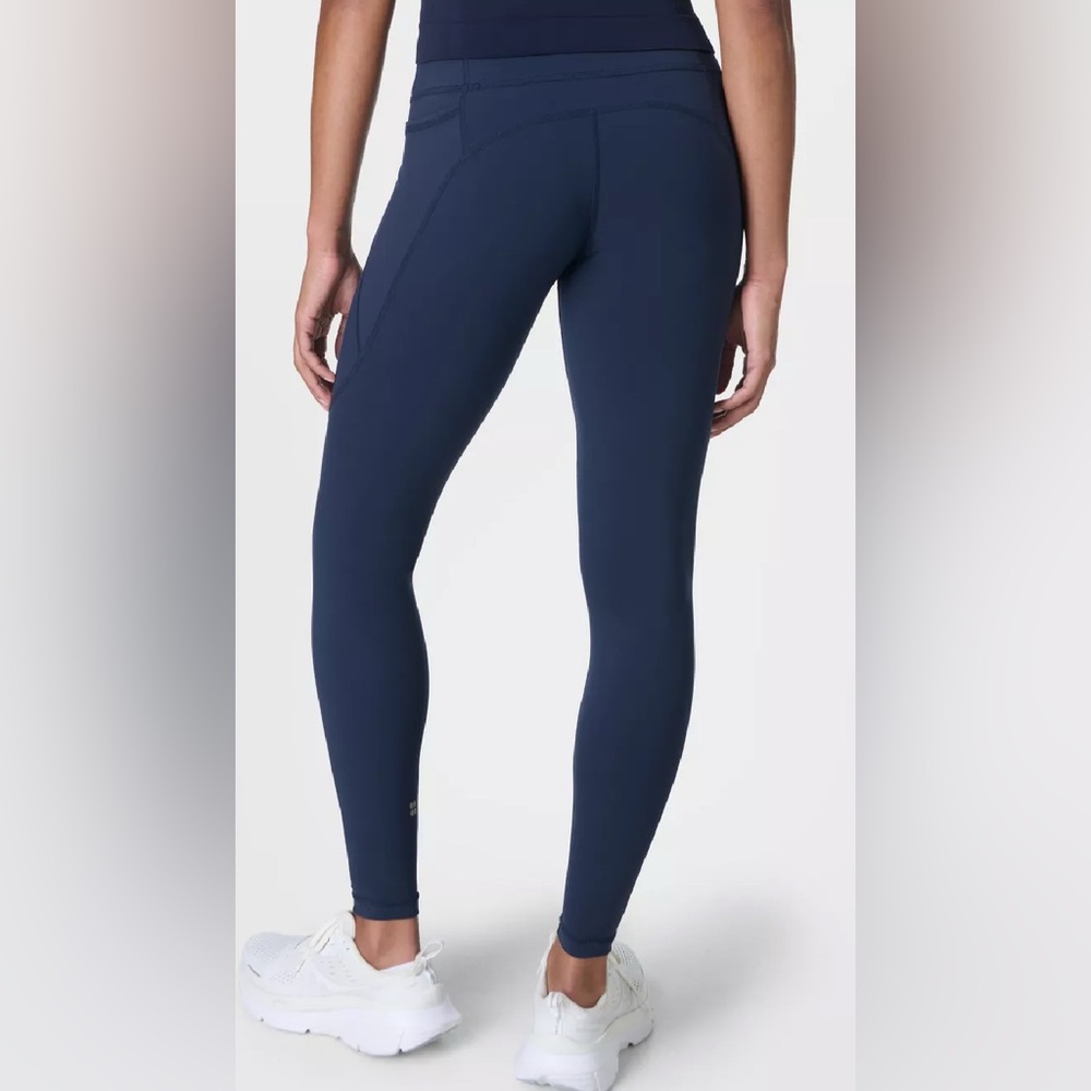 Sweaty Betty The Power Workout Leggings Navy Blue - Picture 2 of 10